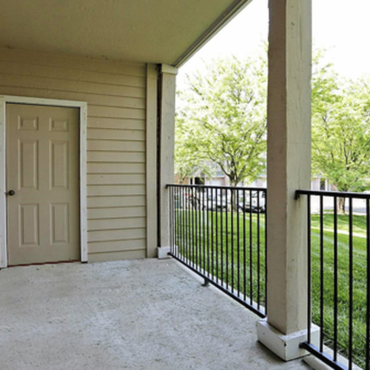 Huge patios and balconies with additional storage!