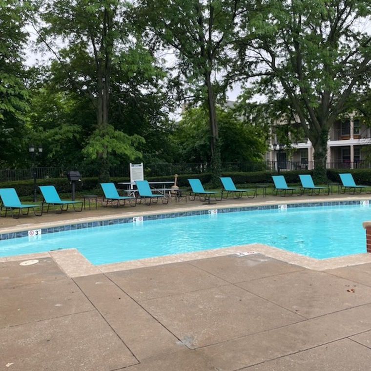 Relax and enjoy the amazingly refreshing pool at The Crossings Apartments!